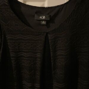 AGB Black blouse size small